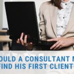 Consultant find his first client